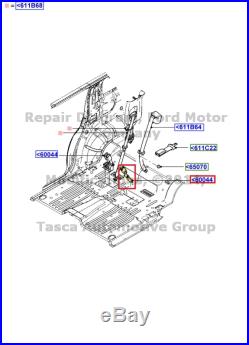 New Oem Lh 2nd Row Seat Belt Buckle Ford Explorer Sport Mercury Mountaineer