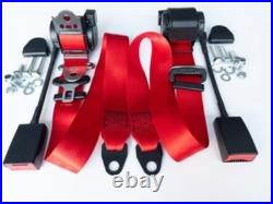 New automatic 3-point seat belt VW Golf 1-3 seat belt VW Golf, RED