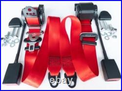 New automatic 3-point seat belt VW Golf 1-3 seat belt VW Golf, RED