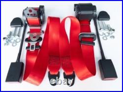 New automatic 3-point seat belt VW Golf 1-3 seat belt VW Golf, RED