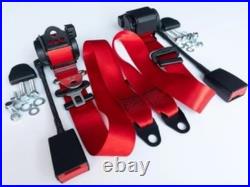 New automatic 3-point seat belt VW Golf 1-3 seat belt VW Golf, RED