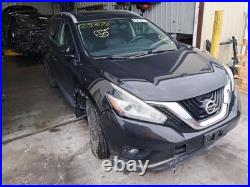 Nissan Murano 2016 Front Driver Seat Belt & Retractor Used, No Buckle