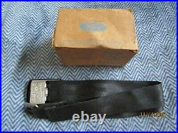 Nos 1969 Ford Mustang Or Mach 1 Front Seat Belt Buckle Asby In Black Nos Ford