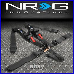 Nrg Innovations Sbh-r5pcbk Sfi 16.1 Latch Link Buckle 5-point Seat Belt Harness