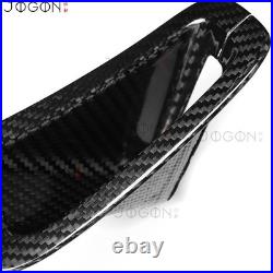 Pair Real Carbon Fiber Seat Belt Buckle Base Cover For Corvette C8 Z06 Z51 2020+