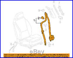 Pontiac GM OEM 05-07 G6 Front Seat Belt Buckle-Retractor Assy Right 89025876
