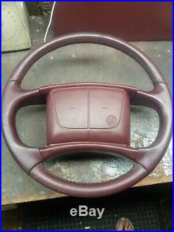 Private list steering wheel, front floor mats, 1 seat belt buckle burgundy RMW