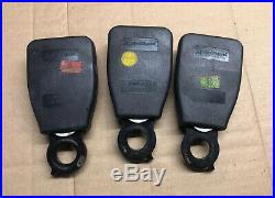 RANGE ROVER P38 Set Of 3 Rear Seat Belt Buckle Buckles 94 To 02