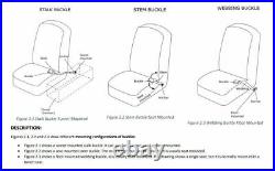 REAR RETRACTABLE WEB SEAT BELT 0-0 ON TOP OF PARCEL SHELF MOUNT 275mm WEB BUCKLE