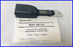 REAR SEAT BELT BUCKLE LH for 2014-2017 LEXUS IS250 IS350 IS300h G2285 OEM NEW