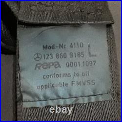 Rebuilt w123 Mercedes Passenger Front Seatbelt Retractor Buckle 240 300 D T C
