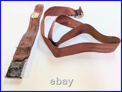 Red Front Center Seat Belt / Buckle 80 81 82 83 84 85 86 Ford F150 F250 F350