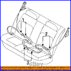 SUBARU OEM Legacy Rear Seat Belt-Belt & Buckle Retractor Right 64669AC360MU
