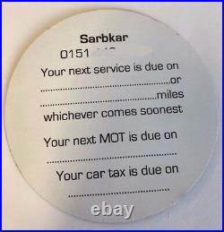 Saab Tax Mot Reminder 9-3 9-5 900 Leather Seats Belts Buckles Armrest Door Cards