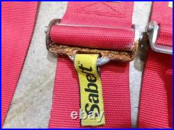 Sabelt seat belt harness 3-inch turn buckle cam lock race circuit back / S7-1445
