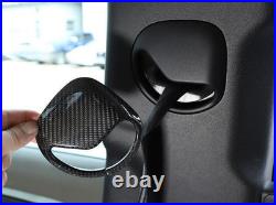 Seat Belt Buckle Adjust Cover Trim For Defender 110 2020-2023 Dry Carbon Fiber