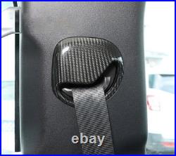 Seat Belt Buckle Adjust Cover Trim For Defender 110 2020-2023 Dry Carbon Fiber