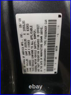 Seat Belt Front Bucket Seat Coupe Driver Buckle Fits 08-12 ACCORD 1717449