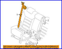 Second Row Back Rear Seat Belt-Belt & Buckle Retractor Left 89810C6500BGA