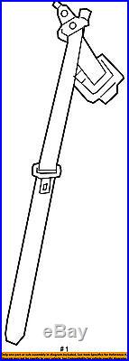 Second Row Back Rear Seat Belt-Belt & Buckle Retractor Left 89810C6500BGA