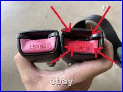 TOYOTA MR2 SW20 Front Seat Belt & Buckle set RHD TOYOTA MR2 SW20 Front Seat Belt & Buckle set RHD