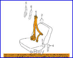 TOYOTA OEM 04-08 Corolla Front Seat-Belt & Buckle Retractor Left 7322002132B0