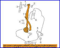 TOYOTA OEM 08-10 Highlander Front Seat-Belt & Buckle Retractor Left 7322048150A0