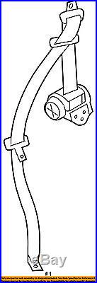 TOYOTA OEM 12-14 Yaris Rear Seat Belt-Belt & Buckle Retractor Right 7336052340C1