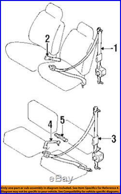 TOYOTA OEM 1995 Pickup Front Seat Belt-Buckle Left 7324035170B0