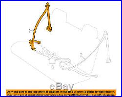 TOYOTA OEM 4Runner Rear Seat Belt-Belt & Buckle Retractor Right 7336035271B0
