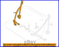 TOYOTA OEM 96-98 4Runner Rear Seat Belt-Belt & Buckle Retractor 7356035011E0