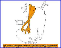 TOYOTA OEM Front Seat-Belt & Buckle Retractor Right 7321060650B0