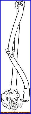 TOYOTA OEM Highlander Front Seat-Belt & Buckle Retractor Right 732100E070B0