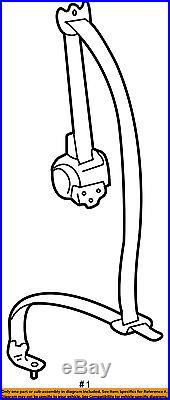 TOYOTA OEM Sienna Rear Seat Belt-Belt & Buckle Retractor Right 73360AE011B0