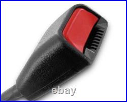 Three-point Rear Seat Belt 50cm Buckle Black for Porsche 911