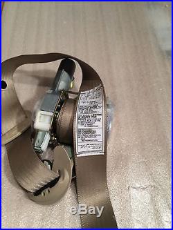 Toyota Prius 04 Seat Belt & Seat Belt Buckle Front Right/Pass. Side Tan OEM