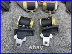 Toyota Supra 1986-88 Front Rear Seatbelt Seat Belts Buckles Set Blue Oem Toyota Supra 1986-88 Front Rear Seatbelt Seat Belts Buckles Set Blue Oem