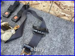 Toyota Supra 1986-88 Front Rear Seatbelt Seat Belts Buckles Set Blue Oem Toyota Supra 1986-88 Front Rear Seatbelt Seat Belts Buckles Set Blue Oem