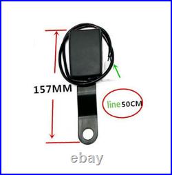 Universal Red 3Point Retractable Car Safety Seat Belt Buckle Kit withAlarm Cable2