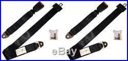 Universal Seat Belt Two Single Lap Belt & Buckle E Mark Approved Belt