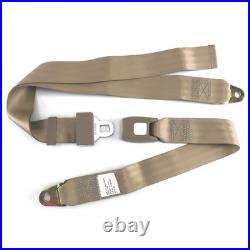VW Type 1 1968 1983 Standard 3pt Tan Retractable Bench Seat Belt Kit 3 Belts