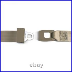 VW Type 1 1968 1983 Standard 3pt Tan Retractable Bench Seat Belt Kit 3 Belts