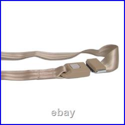 VW Type 1 1968 1983 Standard 3pt Tan Retractable Bench Seat Belt Kit 3 Belts