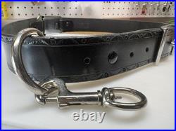 Vintage GM Seat Belt Buckle Belt Custom Leather Adjustable 29-38? Corvette