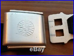 Vintage Pan Am Airline Seat Belt and Buckle Made in 1985. RARE