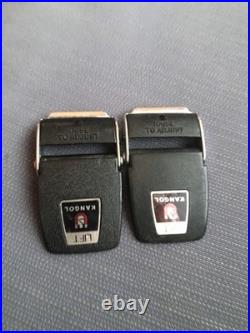 Vtg Kangol Seat Belt Buckle Mercedes Jaguar Austin Healy Ferrari 280 250 230 Sl